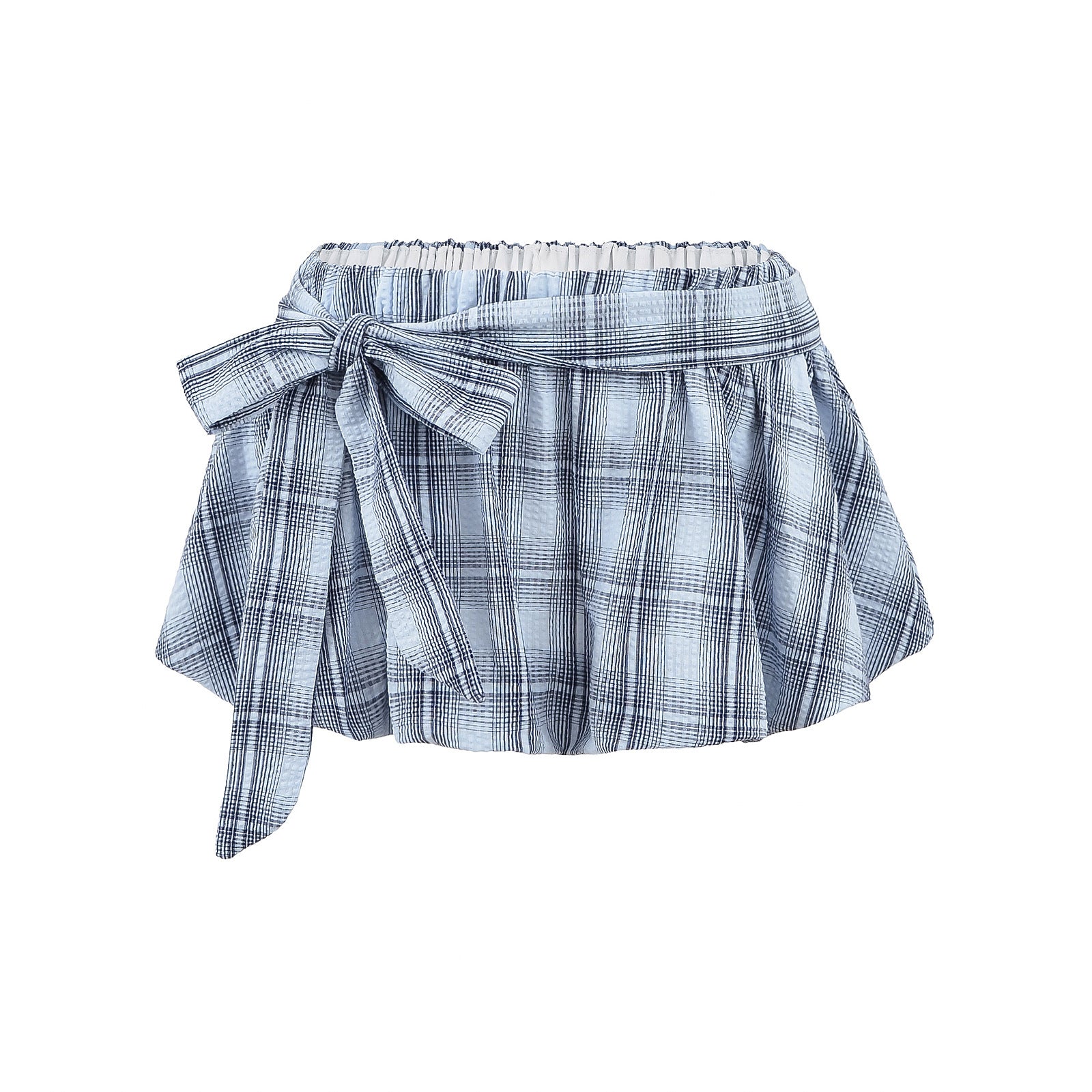 Plaid Halter Two-Piece