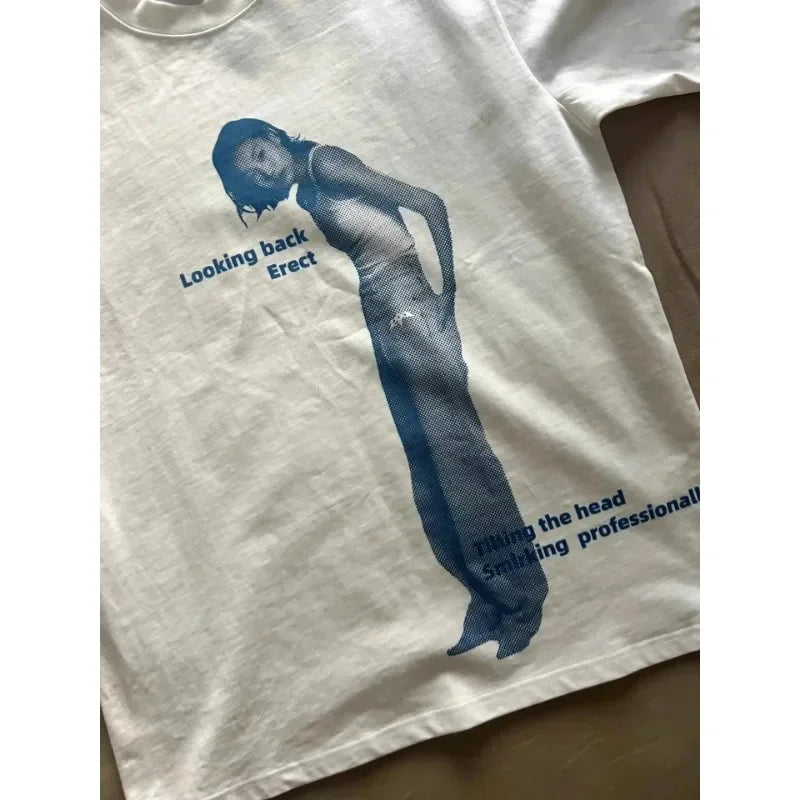 Looking Back Tee – White T-Shirt