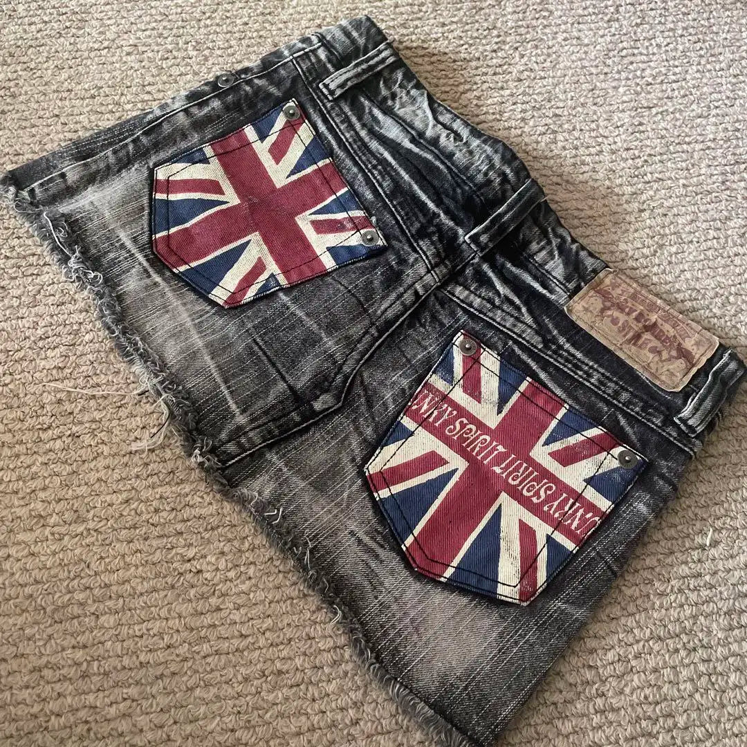 Union Jack Denim Shorts