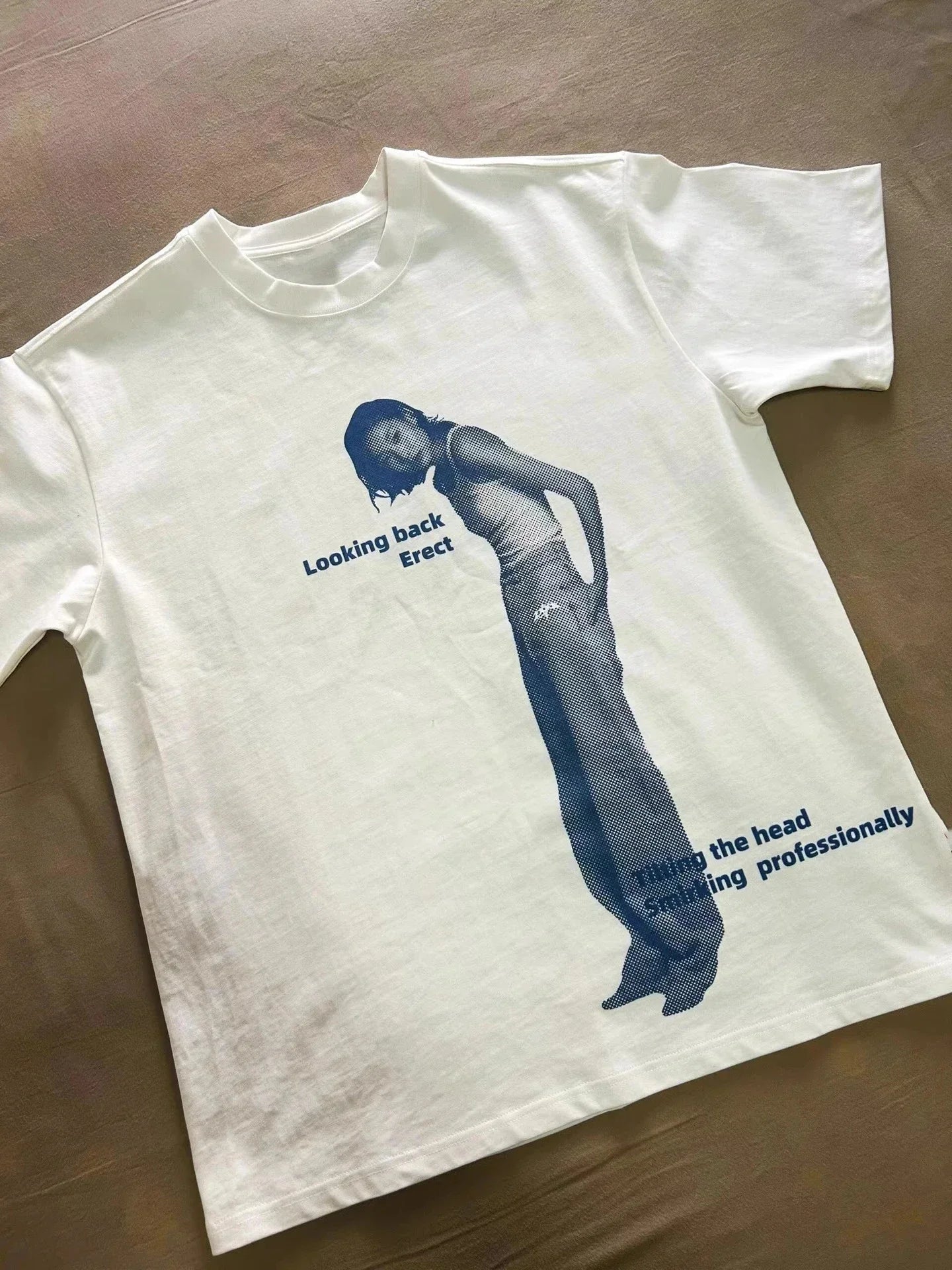 Looking Back Tee – White T-Shirt