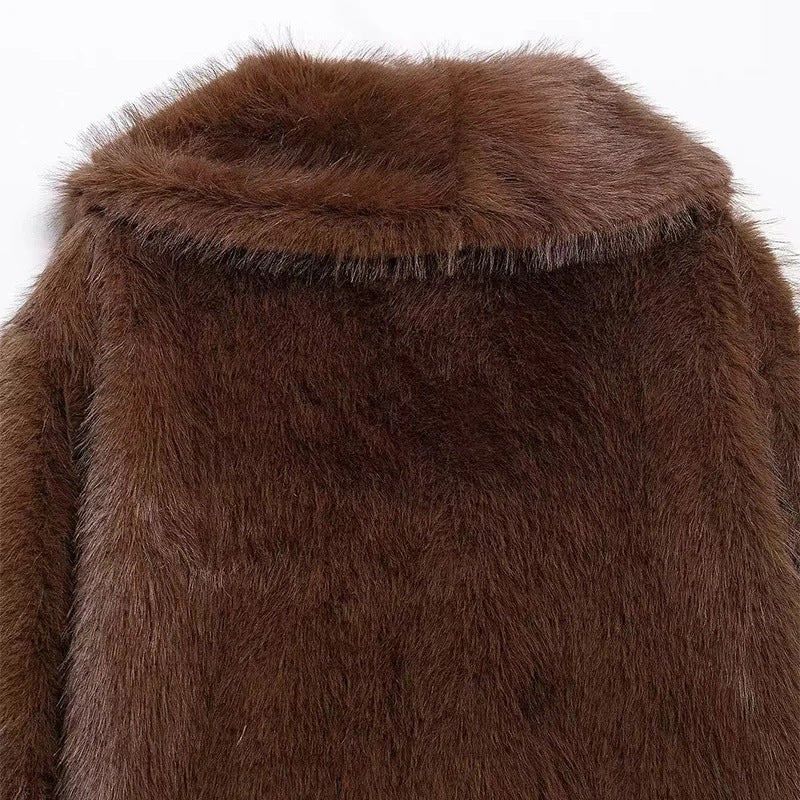 Lovy Brown Fur coat
