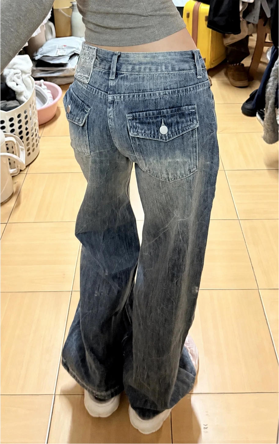 Lovy washed jeans