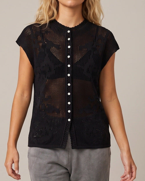 Cutout Knit Top