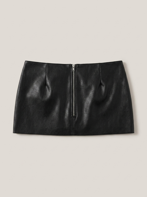 Eyelet Punk Mini Skirt - back