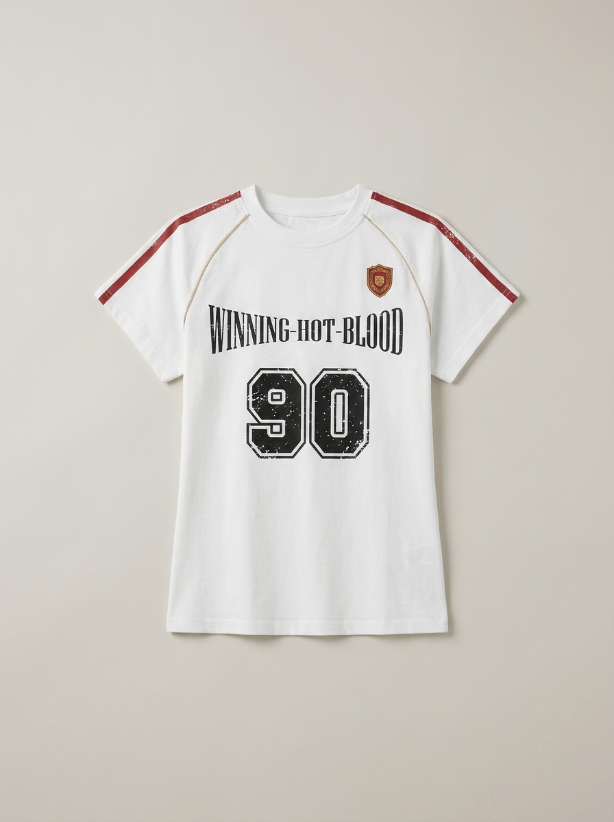 Varsity 90 Jersey Tee - White