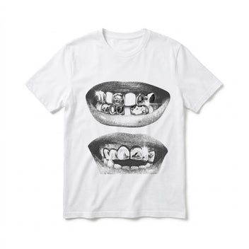 Double Grillz baby tee, front
