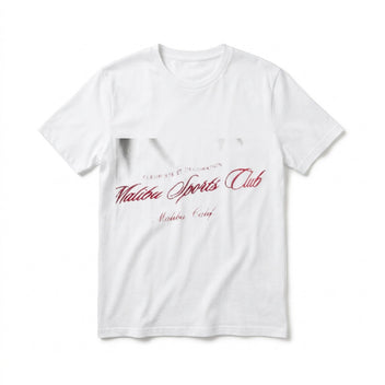 Malibu Sports Club baby tee, front