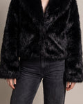 Lovy Black Fur Coat