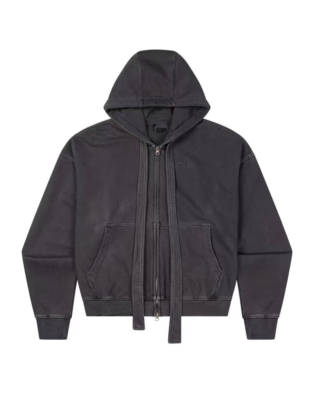 Black bow tie hoodie