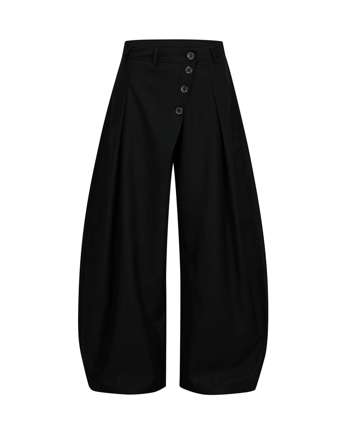 Button front trousers