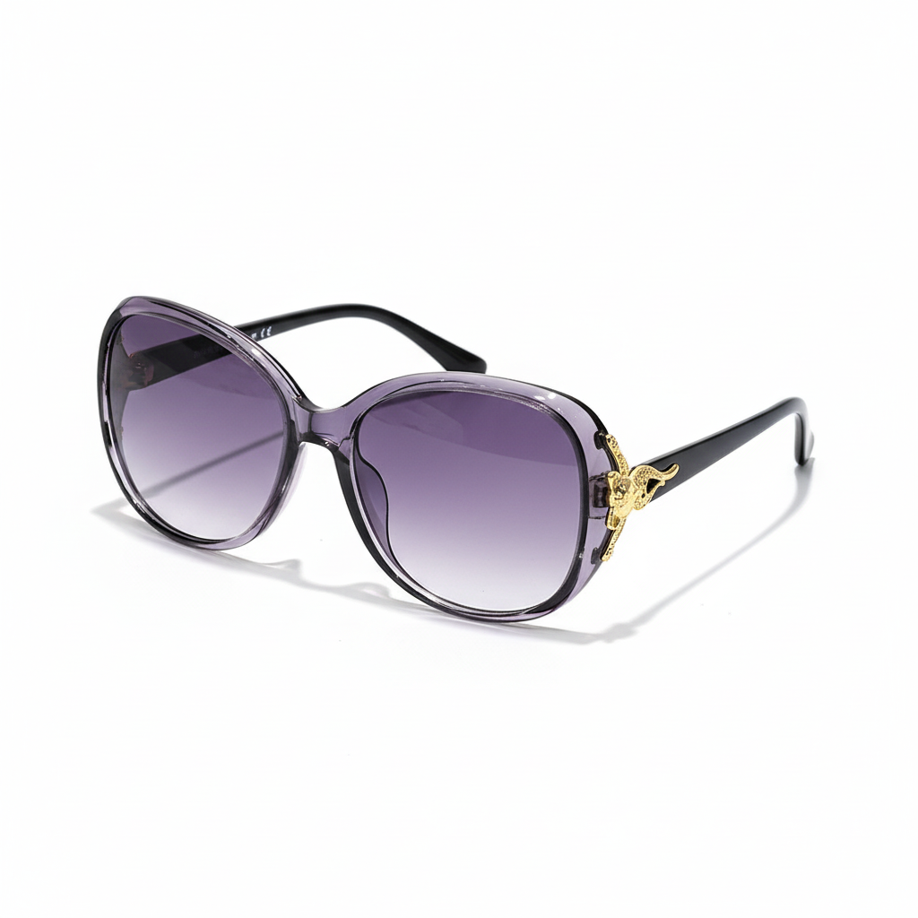 Black chunky sunglasses