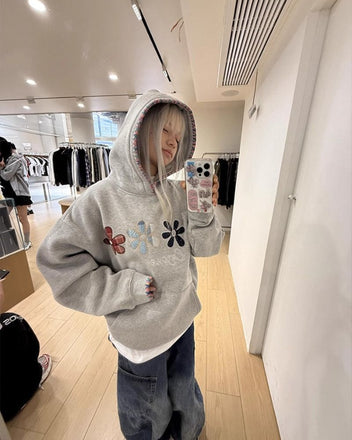 Flower hoodie