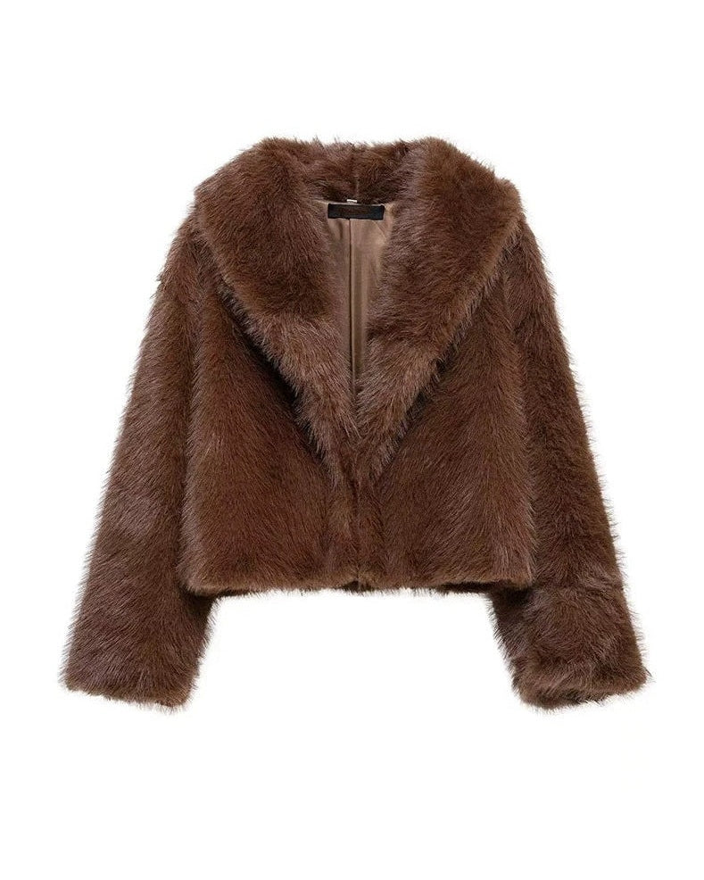 Lovy Brown Fur coat
