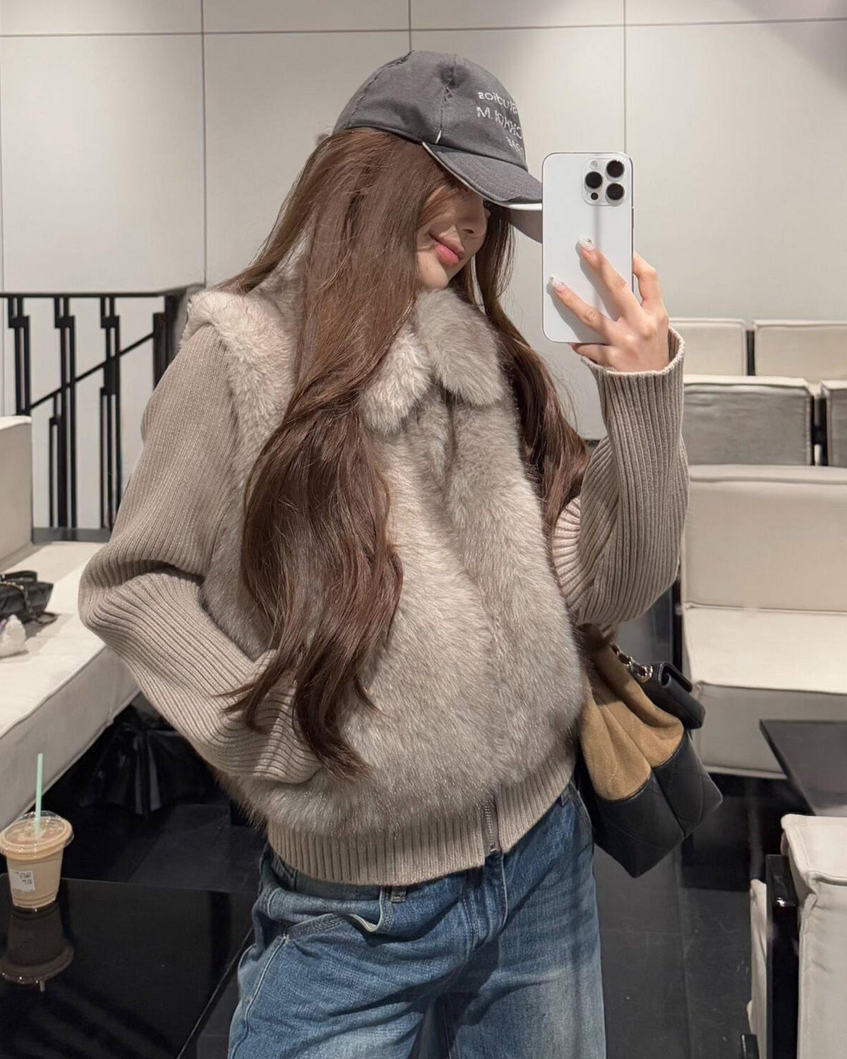 Knit sleeve vest