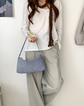 Polka dot crossbody bag