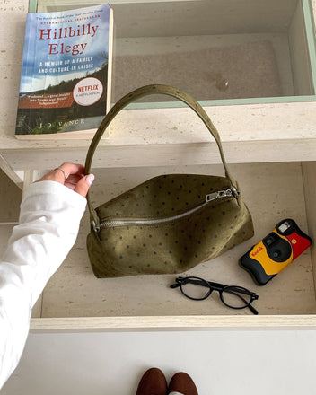 Polka dot crossbody bag