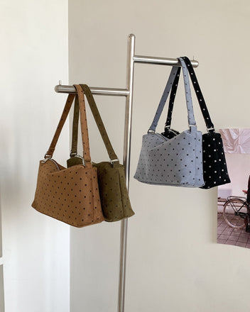 Polka dot crossbody bag
