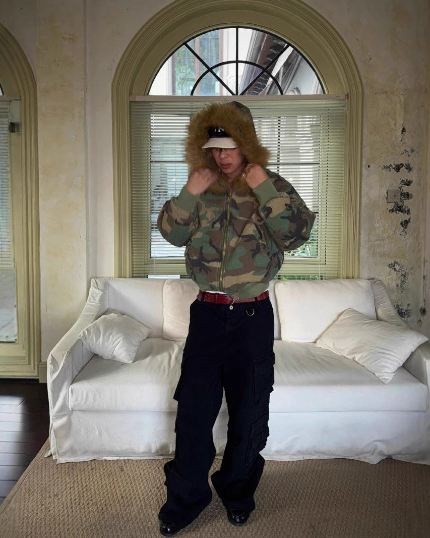 Reversible camouflage jacket