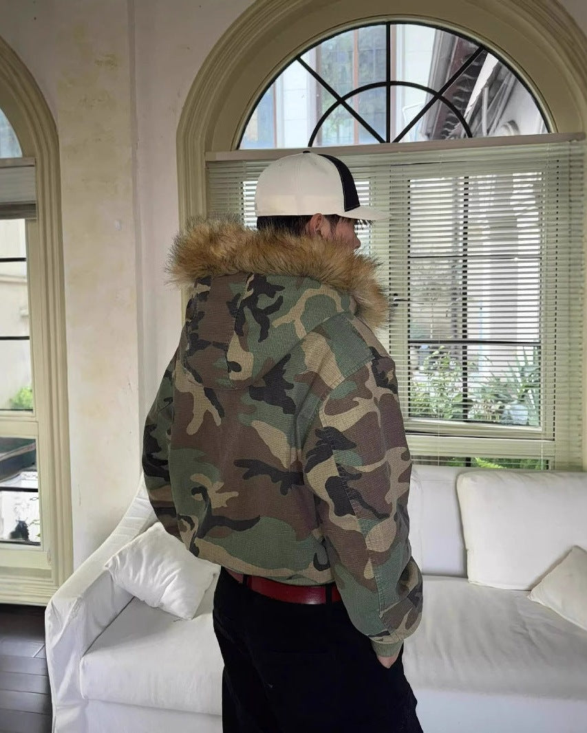 Reversible camouflage jacket