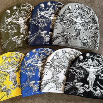 Skeleton Jacquard Beanie