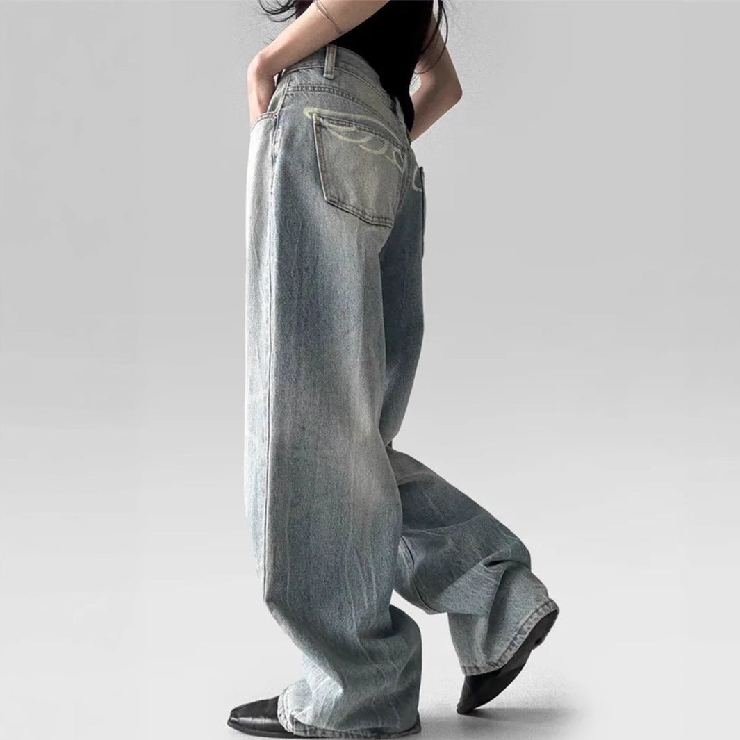 Wings baggy jeans