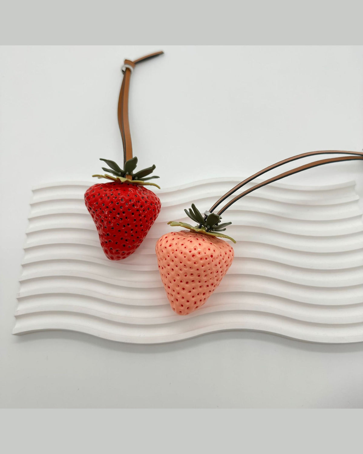 Strawberry bag charm