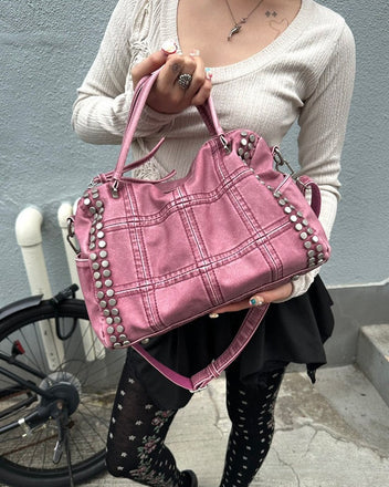 Studded crossbody bag