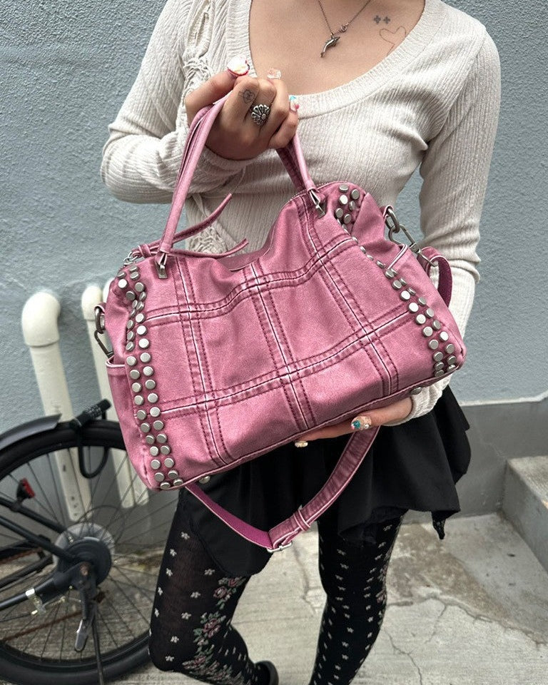 Studded crossbody bag