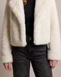 Lovy White fur coat