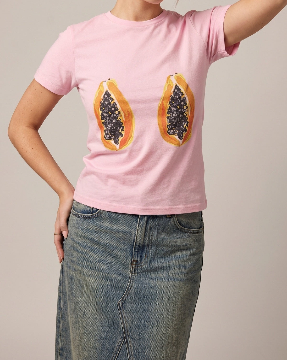 Papaya Baby Tee